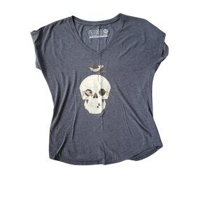 Charley Harper Wrented Tshirt Skull Birdhouse Medium